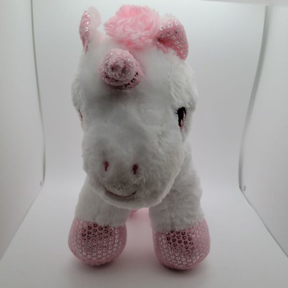 Dan Dee Collector's Choice Other - Dan Dee Collector's Choice Unicorn Plush Stuffed Toy Pink/White